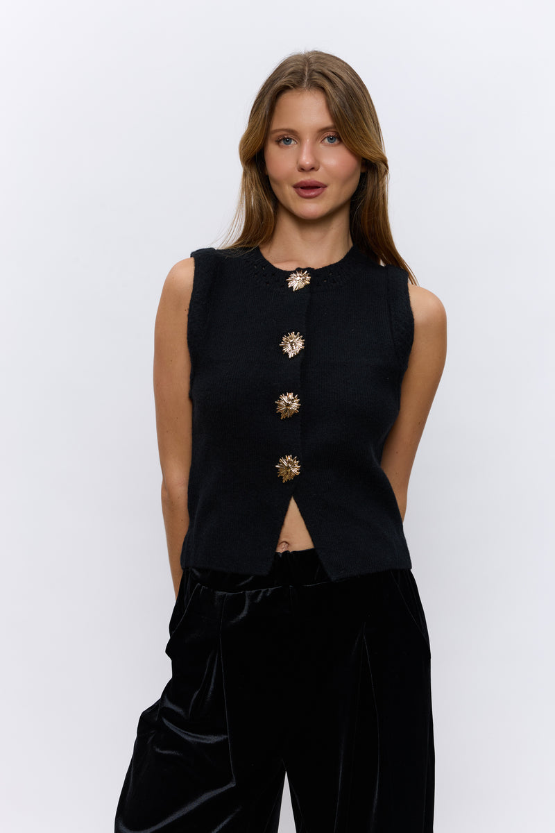 אפודה כפתורים שמש