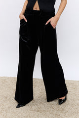 מכנס רחב קטיפה