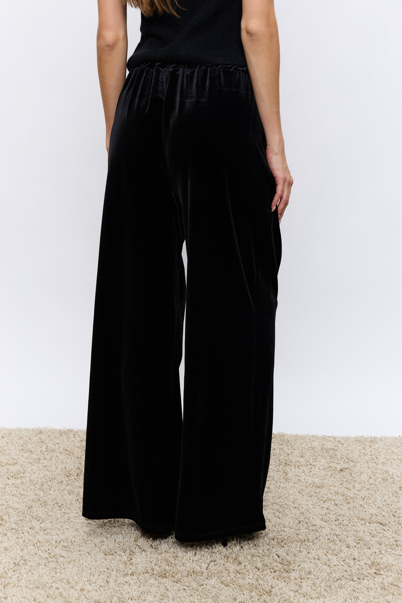 מכנס רחב קטיפה