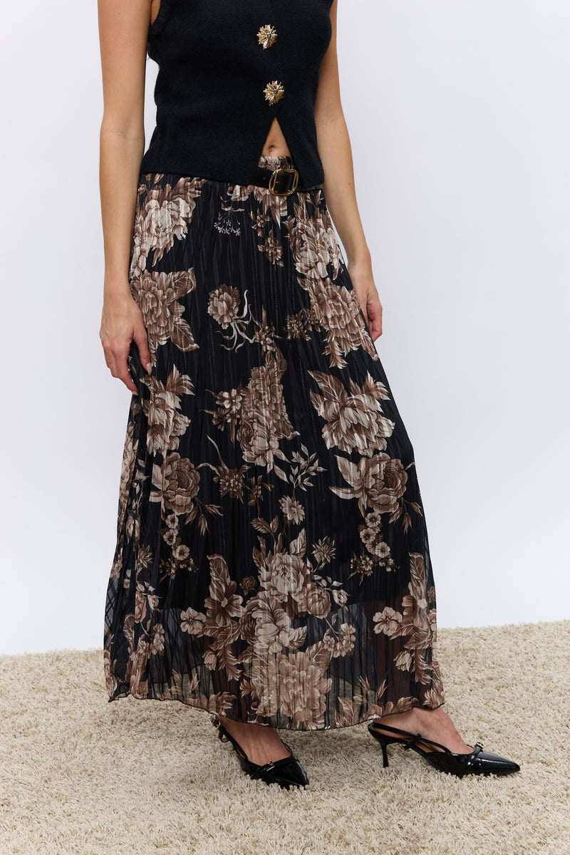 חצאית שקפקפה פרחים