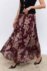 חצאית שקפקפה פרחים