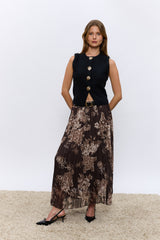 חצאית שקפקפה פרחים