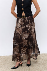 חצאית שקפקפה פרחים