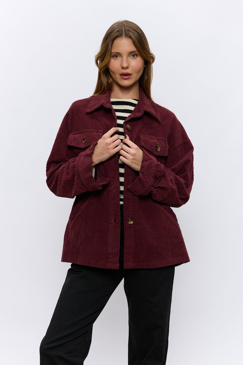 ג'קט קורדרוי כיסים
