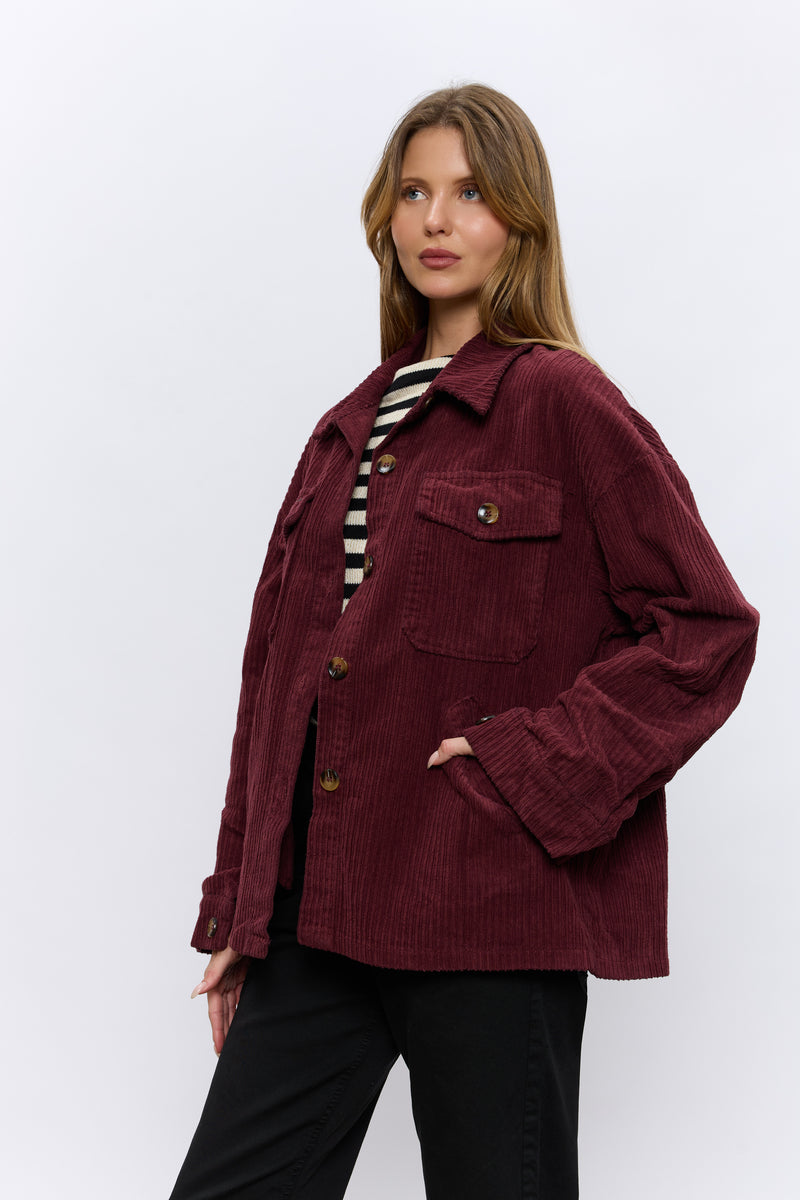 ג'קט קורדרוי כיסים