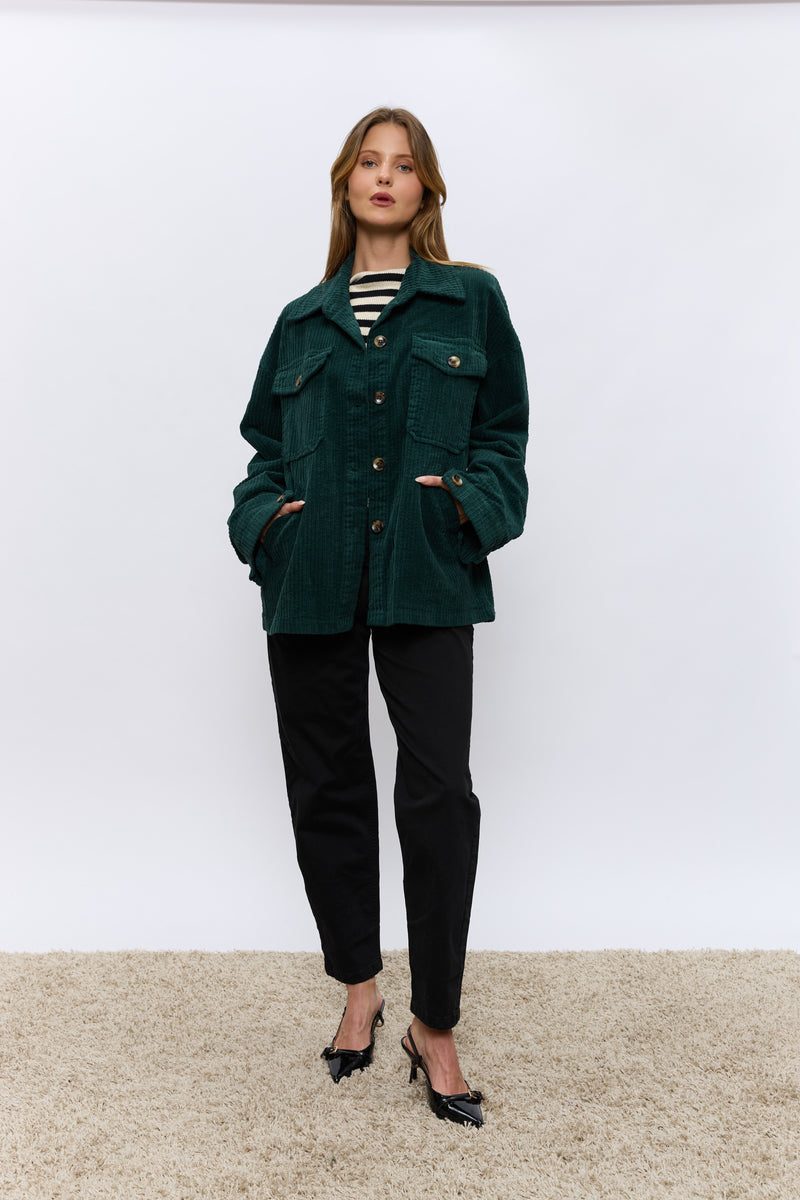 ג'קט קורדרוי כיסים