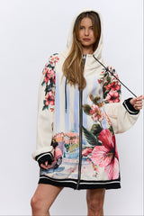 ג'קט קפוצ'ון פרחוני