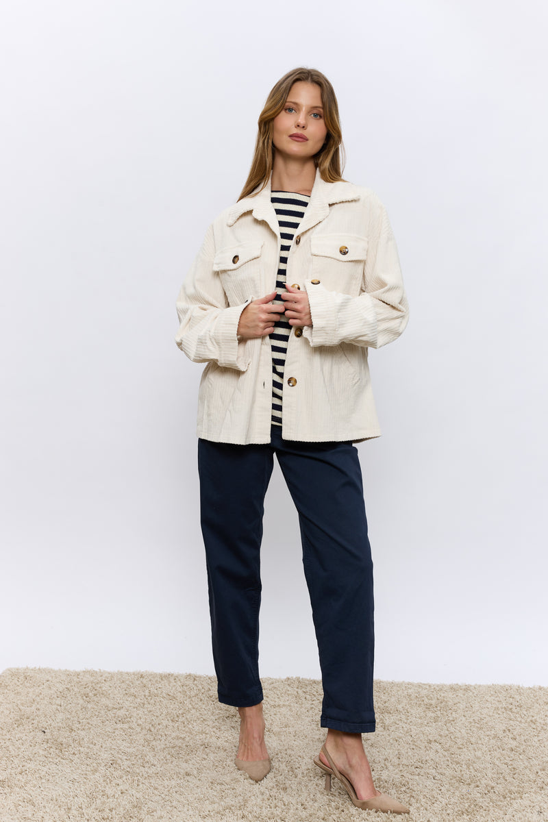 ג'קט קורדרוי כיסים