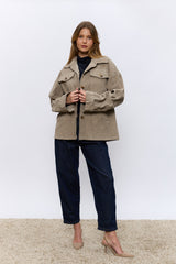 ג'קט קורדרוי כיסים