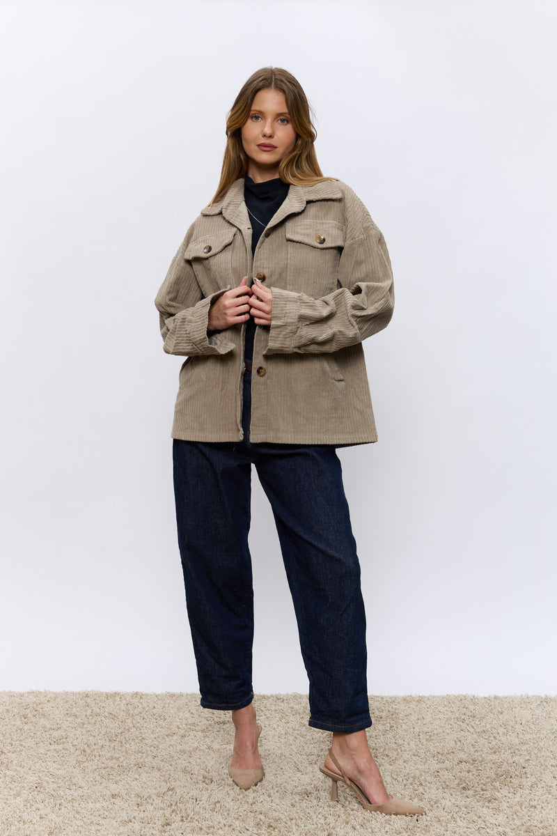 ג'קט קורדרוי כיסים