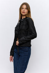 VEGAN ג'קט משובץ