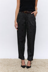 DON מכנס רקמת פאייטים