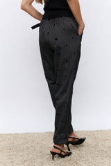 DON מכנס רקמת פאייטים