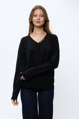 סריג וי ריב בגב