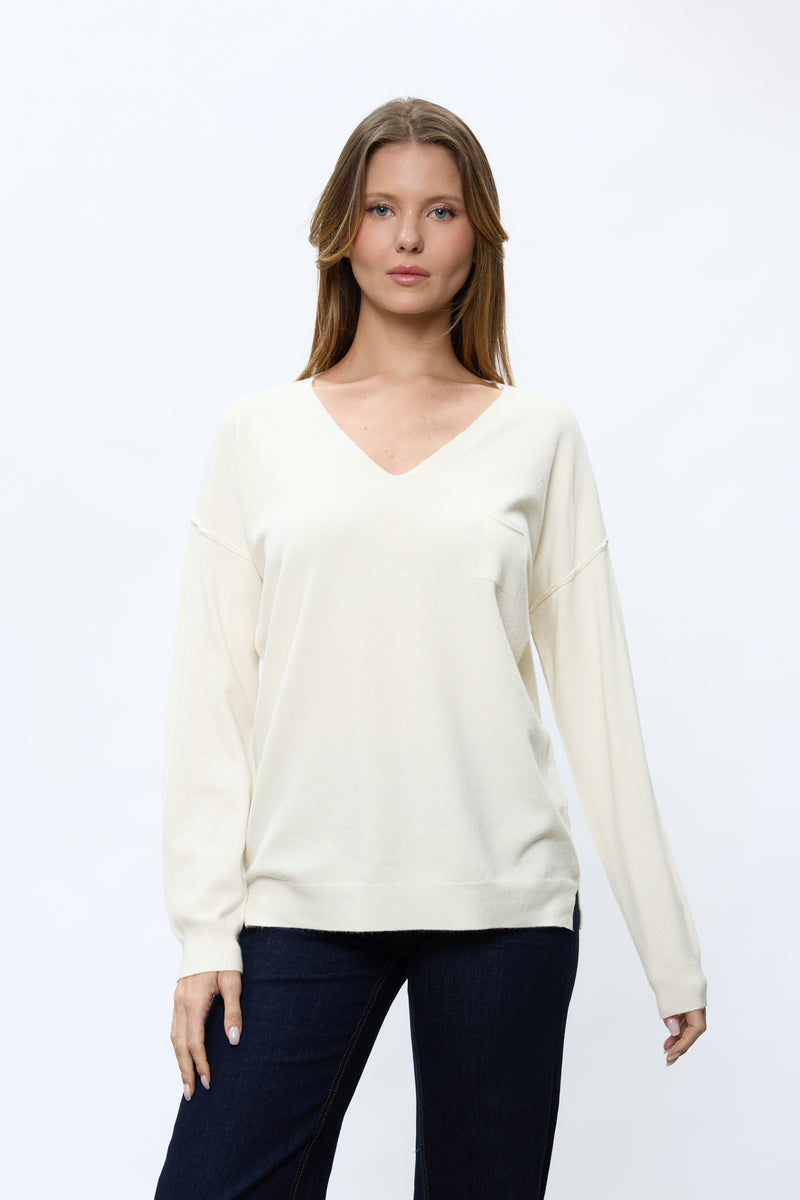 סריג וי+כיס