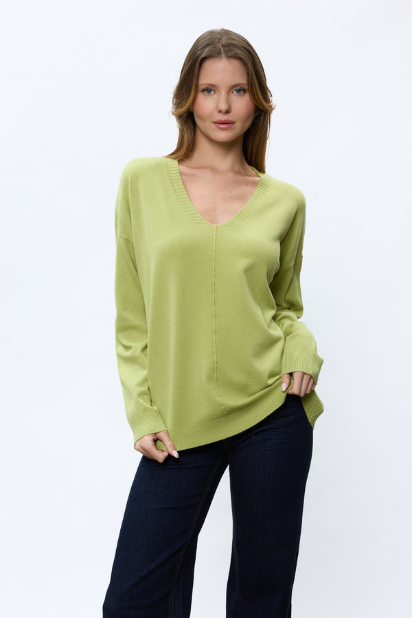 ריב פס באמצע V סריג