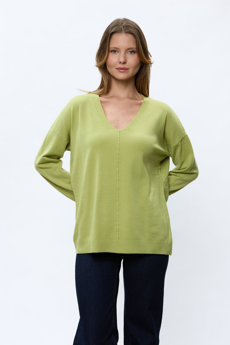 ריב פס באמצע V סריג