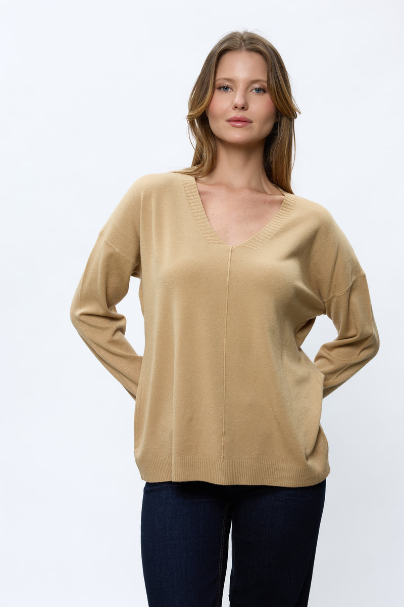 ריב פס באמצע V סריג