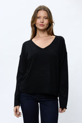 סריג וי ריב פפיונים בגב