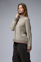 סריג גימור פסים