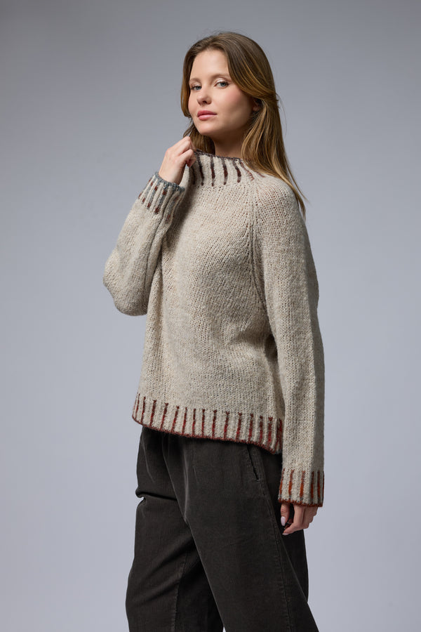 סריג גימור פסים