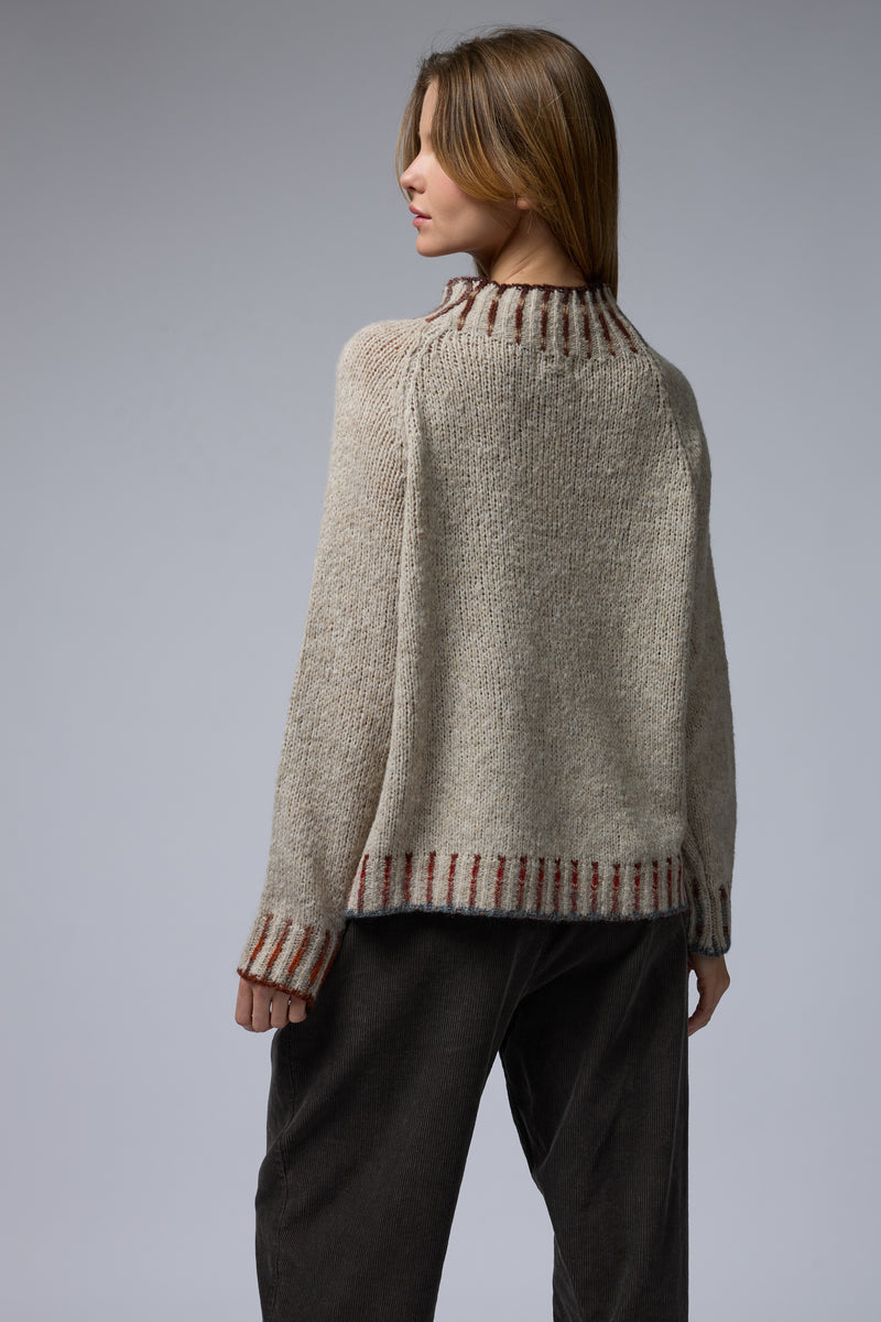 סריג גימור פסים