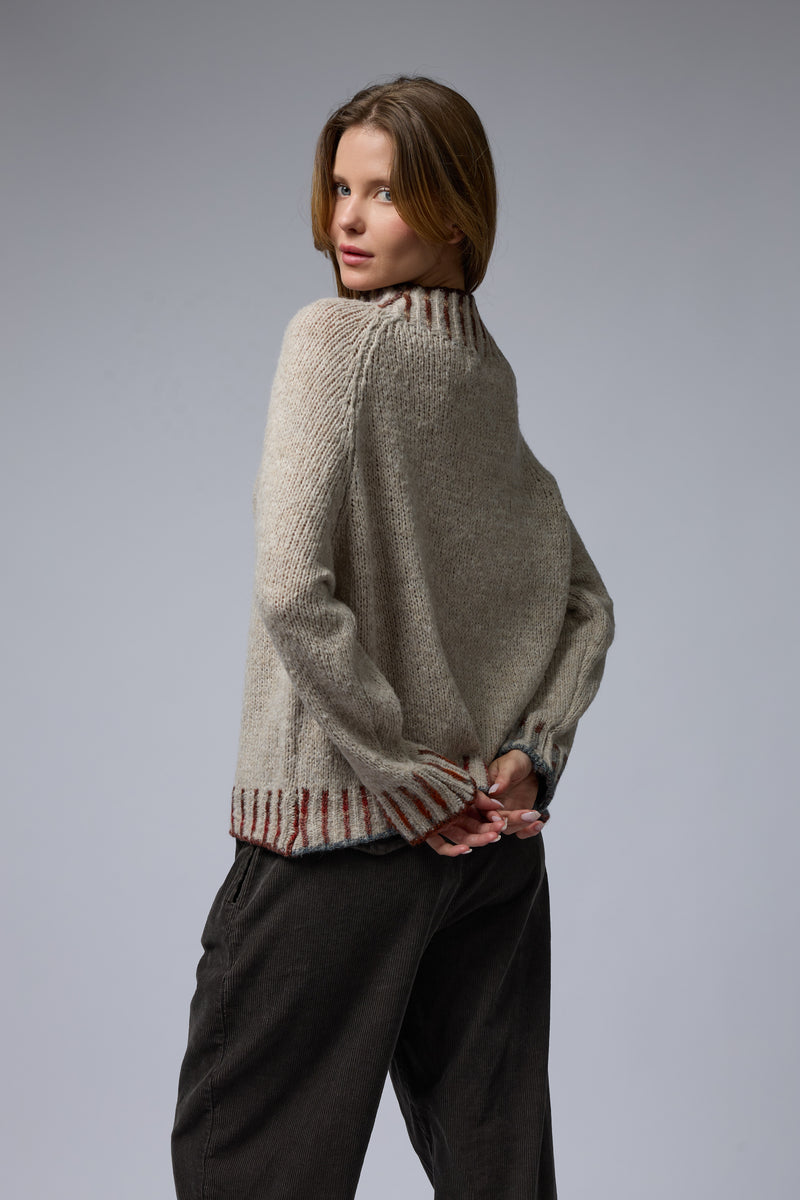 סריג גימור פסים