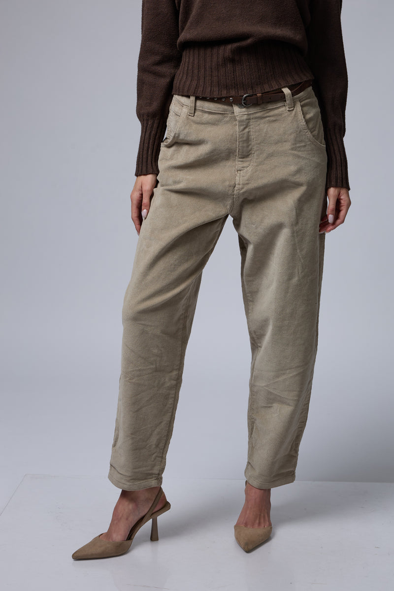 TAL מכנס קורדרוי+חגורה