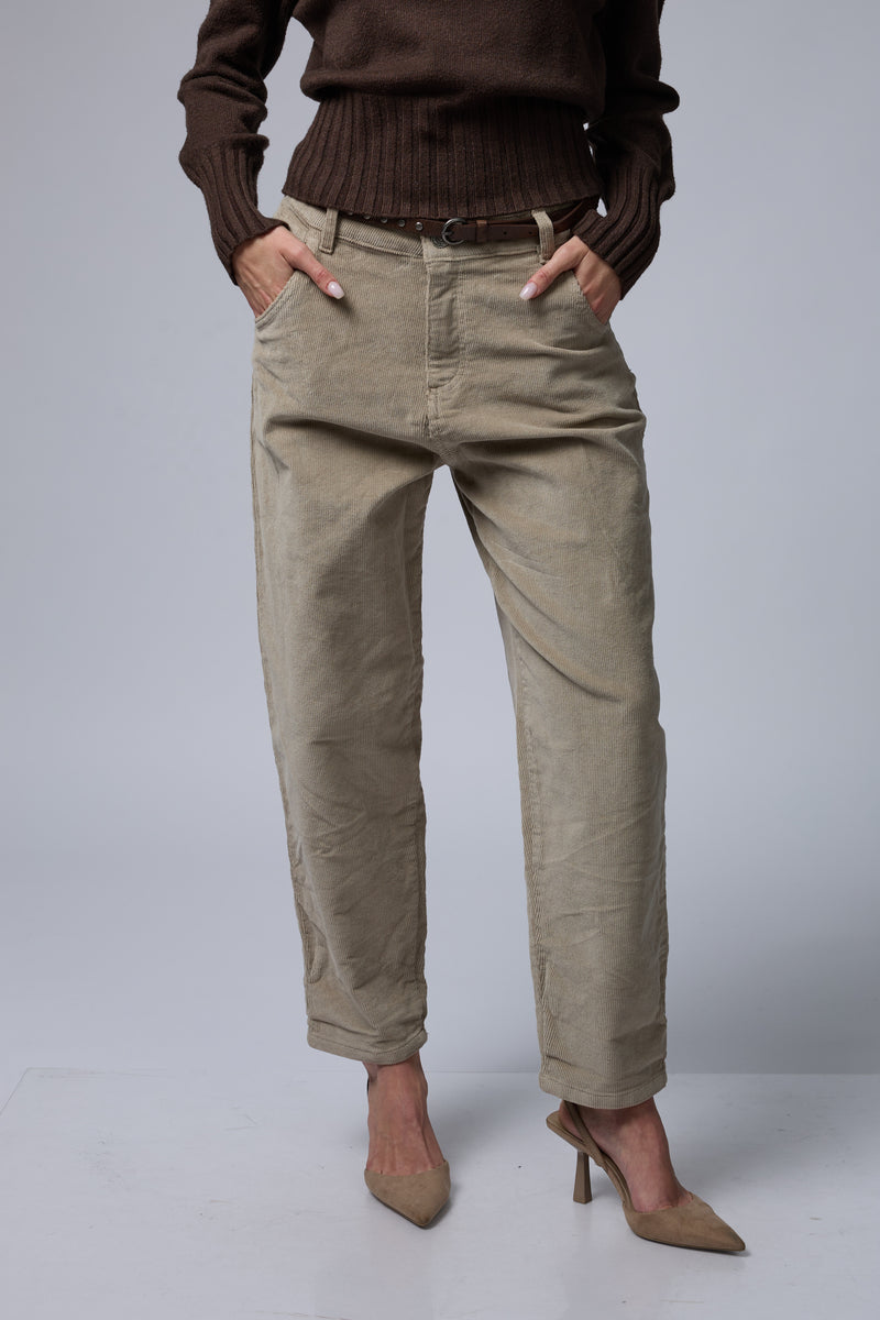 TAL מכנס קורדרוי+חגורה