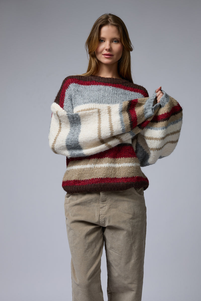 COZY סריג פסים