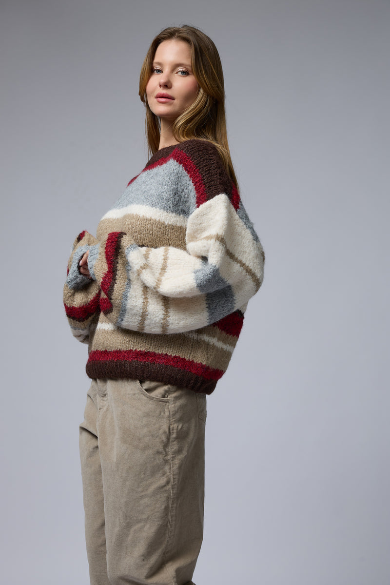 COZY סריג פסים