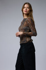 טופ דקיק מודפס