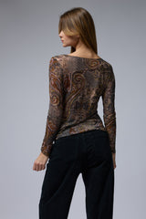 טופ דקיק מודפס