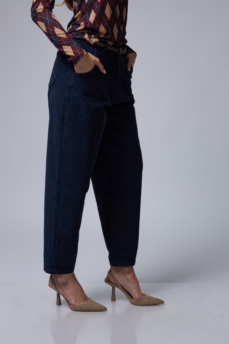 TAL מכנס קורדרוי+חגורה