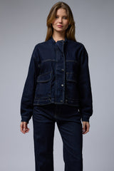 ג'קט ג'ינס תיפור כיסים