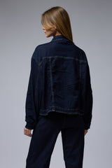 ג'קט ג'ינס תיפור כיסים