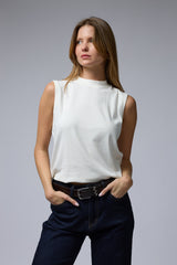 טופ ריב חצי גולף ללא שרוול