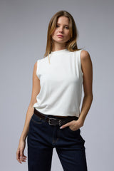 טופ ריב חצי גולף ללא שרוול