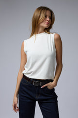 טופ ריב חצי גולף ללא שרוול