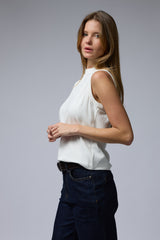 טופ ריב חצי גולף ללא שרוול