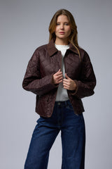 מעיל קווילט קצר+קורדרוי