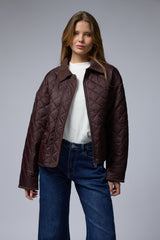 מעיל קווילט קצר+קורדרוי