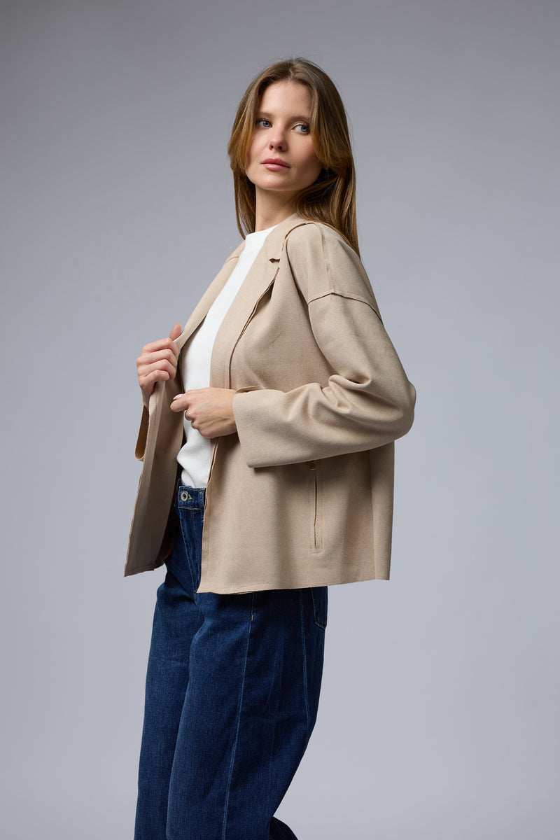 ג'קט סוויד רוכסנים