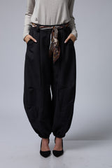 מכנס בלון+חגורת מטפחת