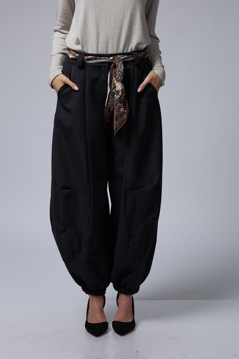 מכנס בלון+חגורת מטפחת