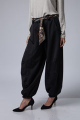 מכנס בלון+חגורת מטפחת