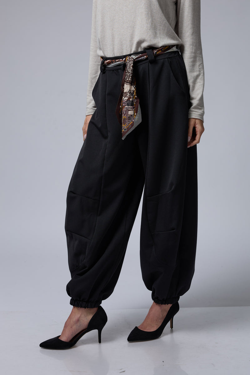 מכנס בלון+חגורת מטפחת