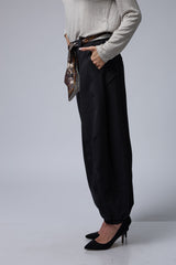 מכנס בלון+חגורת מטפחת