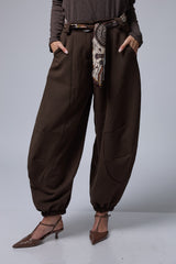 מכנס בלון+חגורת מטפחת