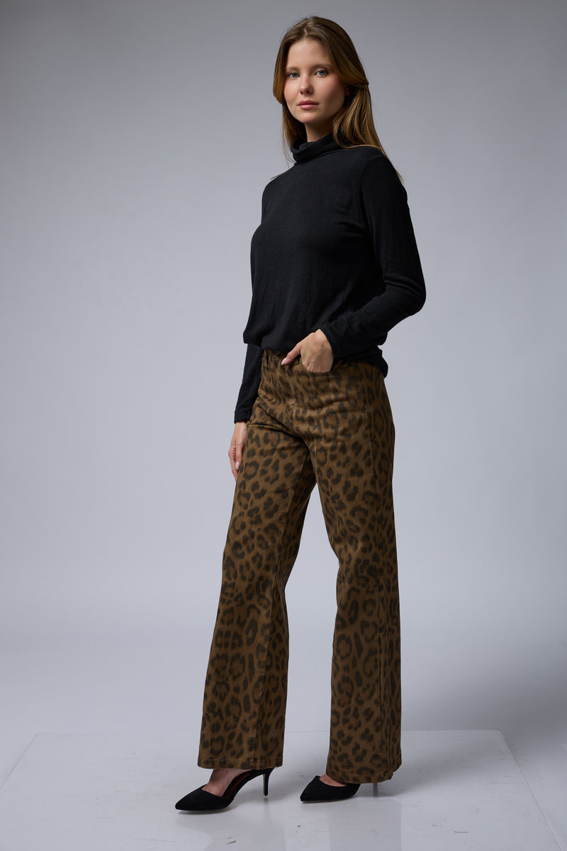 מכנס דריל מנומר